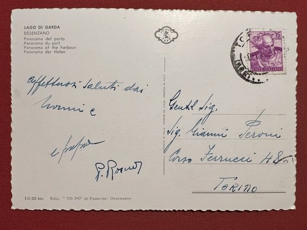 Cartolina - Lago di Garda - Desenzano (Brescia) - Panorama …