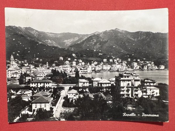 Cartolina - Rapallo ( Genova ) - Panorama - 1950