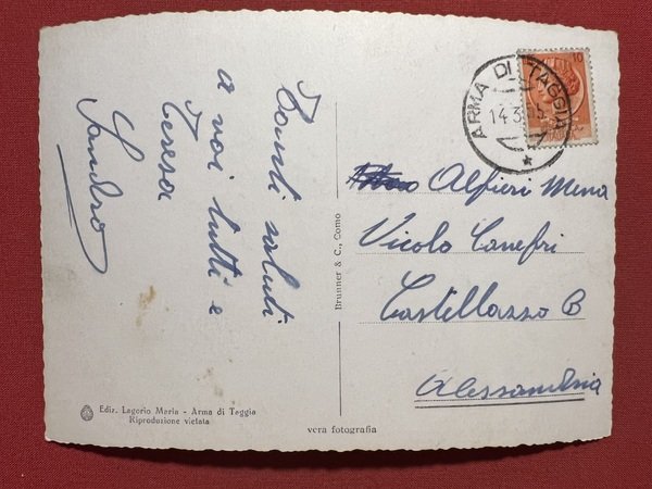 Cartolina - Riviera dei Fiori - Arma di Taggia (Imperia) …