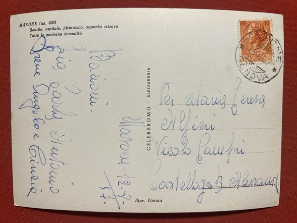 Cartolina - Masone ( Genova ) - Valle Vezzulla - …