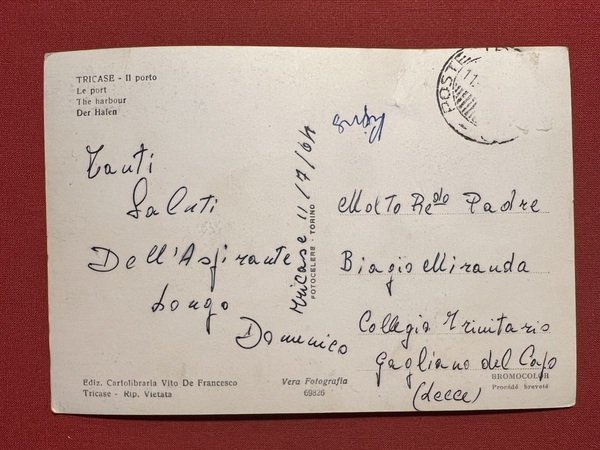 Cartolina - Tricase ( Lecce ) - Il Porto - …