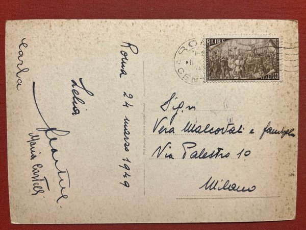 Cartolina - Roma - Acquedotto di Claudio - Via Appia …