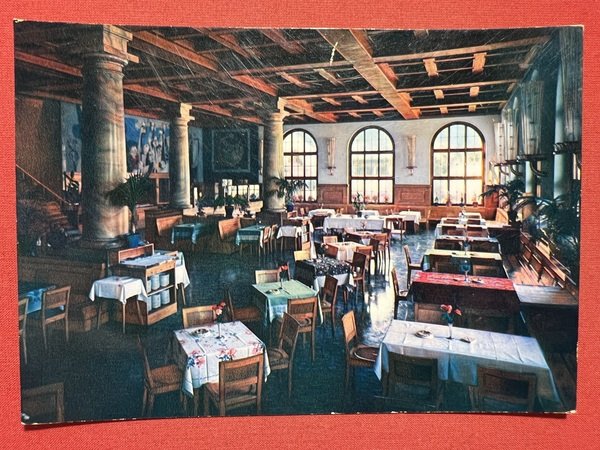 Cartolina - Pedavena ( Belluno ) - Birreria - 1959