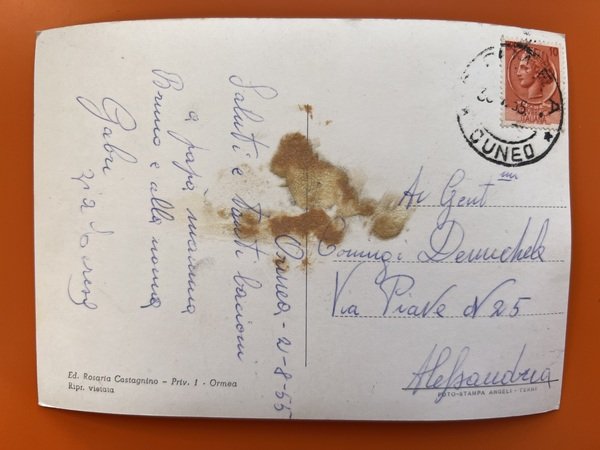 Cartolina - Ormea ( Cuneo ) - Isola Colombina - …