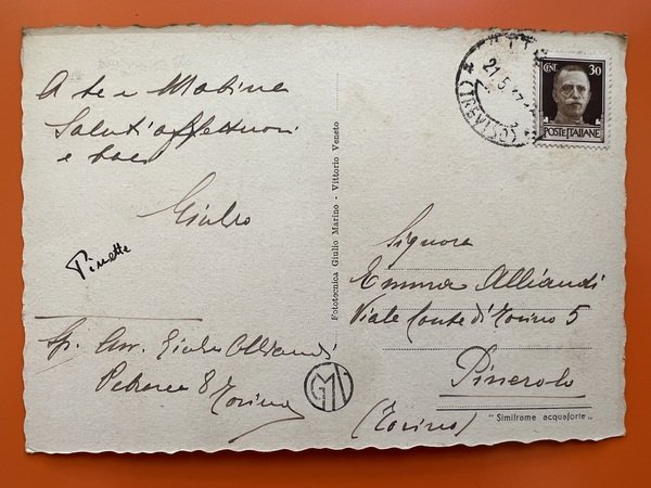 Cartolina - Vittorio Veneto (Treviso) - Giardini Pubblici - 1947