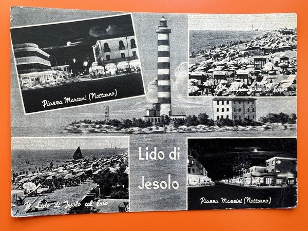 Cartolina - Lido di Jesolo ( Venezia ) - Vedute …