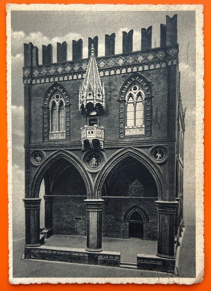 Cartolina - Bologna - Foro dei Mercanti - 1946