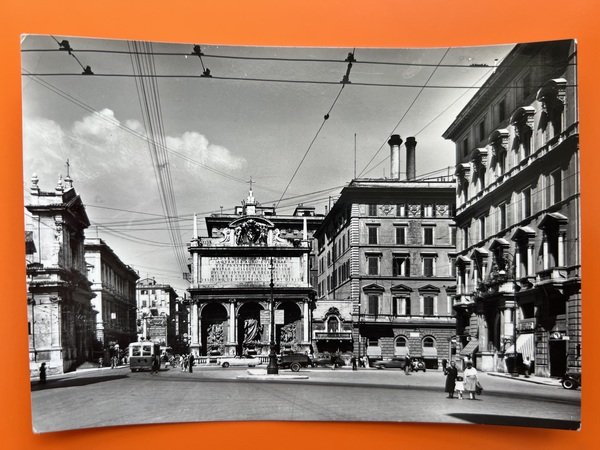 Cartolina - Roma - Piazza S. Bernardo - 1954