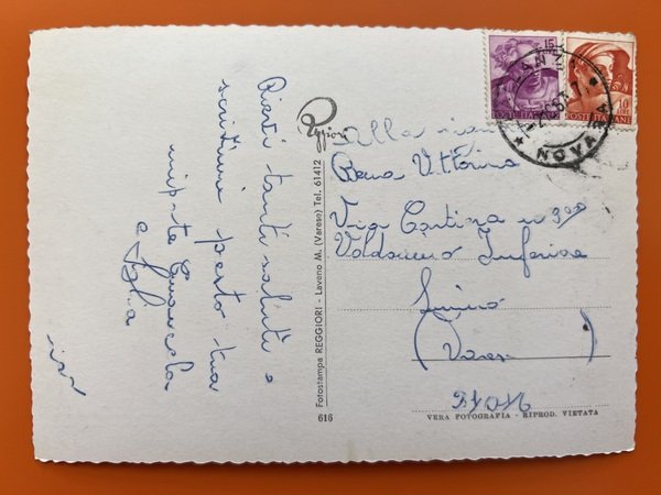 Cartolina - Pallanza ( Verbania ) - Lago Maggiore - …