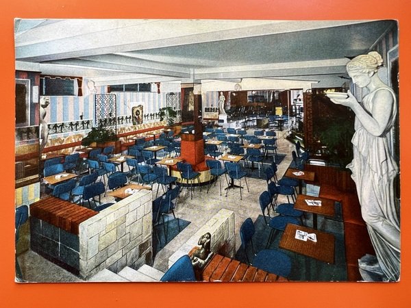 Cartolina - Alassio ( Savona ) - Caffè Roma - …