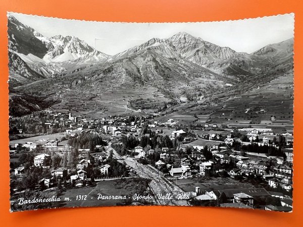Cartolina - Bardonecchia ( Torino ) - Panorama - Sfondo …