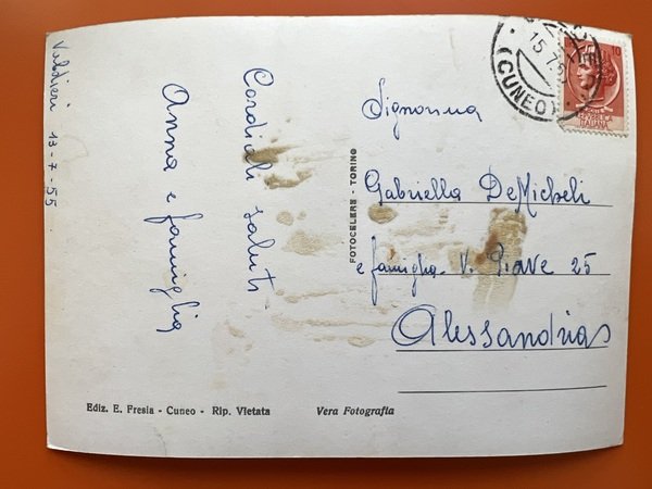 Cartolina - Valle Gesso ( Cuneo ) - Valdieri - …