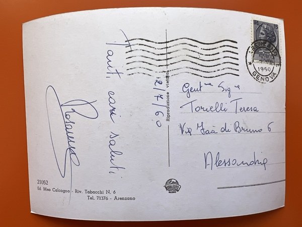 Cartolina - Arenzano ( Genova ) - Vedute diverse - …