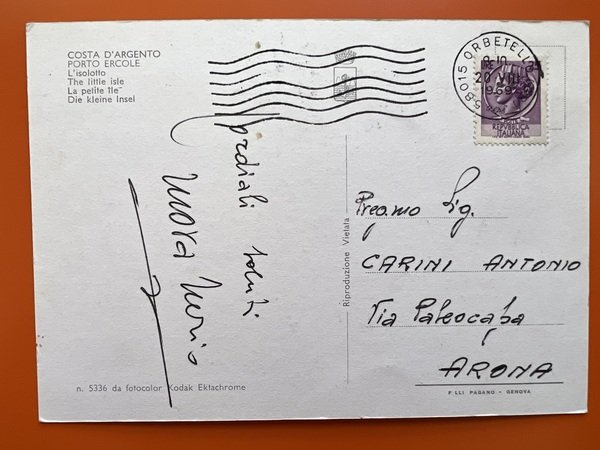Cartolina - Costa d'Argento ( Grosseto ) - Porto Ercole …