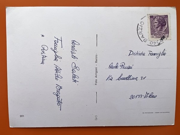 Cartolina - Saluti da Valsassina ( Lecco) - Vedute Diverse …