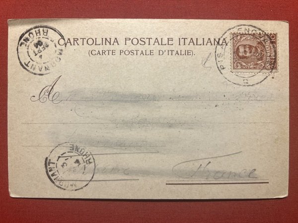 Cartolina - Genova - Funicolare al Righi - 1904