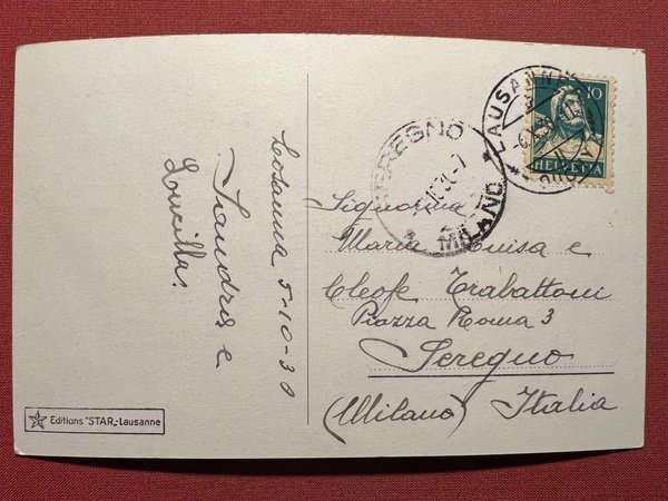 Cartolina - Svizzera - Lausanne et le Pont Bessières - …