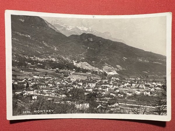 Cartolina - Svizzera - Monthey - 1931