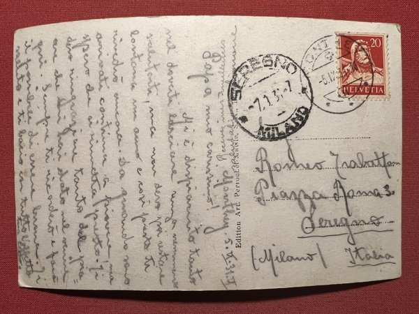 Cartolina - Svizzera - Monthey - 1931