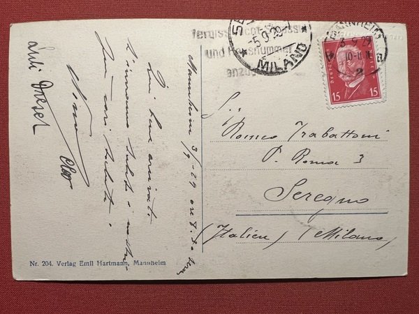 Cartolina - Germania - Mannheim - Planken - 1929