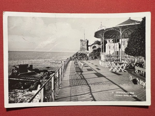 Cartolina - Genova - Nervi - Chiosco della Musica - …