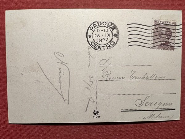 Cartolina - Padova - Corso del Popolo - 1927