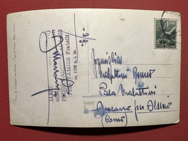 Cartolina - Hotel Carezza - Bolzano - 1940 ca.