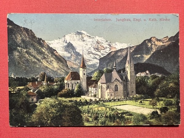 Cartolina - Svizzera - Interlaken - Jungfrau - Engl. und …