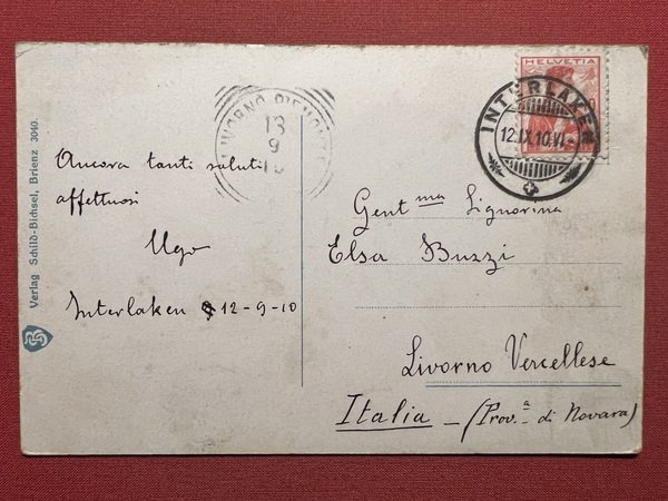 Cartolina - Svizzera - Interlaken - Jungfrau - Engl. und …