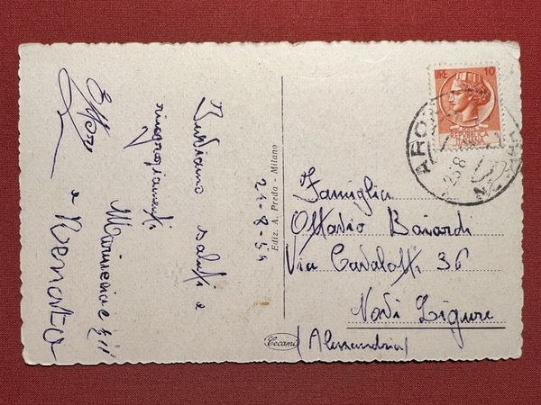 Cartolina - Lago Maggiore - Arona ( Novara ) - …