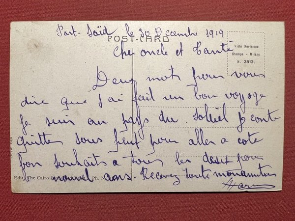 Cartolina - Cairo - Arab Village near the Pyramids - …