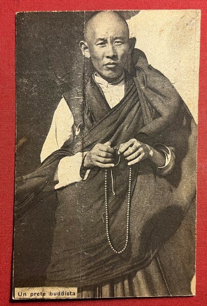 Cartolina - Un Prete Buddista - 1920 ca.