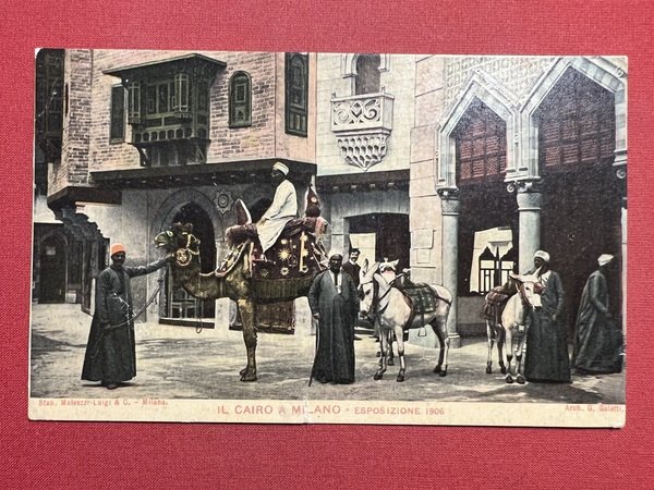 Cartolina - Il Cairo a Milano - Esposizione 1906