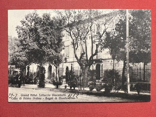 Cartolina - Grand Hotel Tettuccio Giacomelli - Bagni di Montecatini …