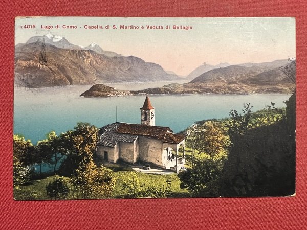 Cartolina - Lago di Como - Capella di S. Martino …