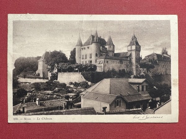 Cartolina - Svizzera - Nyon - La Chateau - 1906