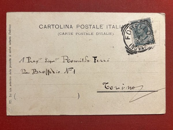 Cartolina - In Valsesia - Ponte sul Land-Wasser ( Gula …