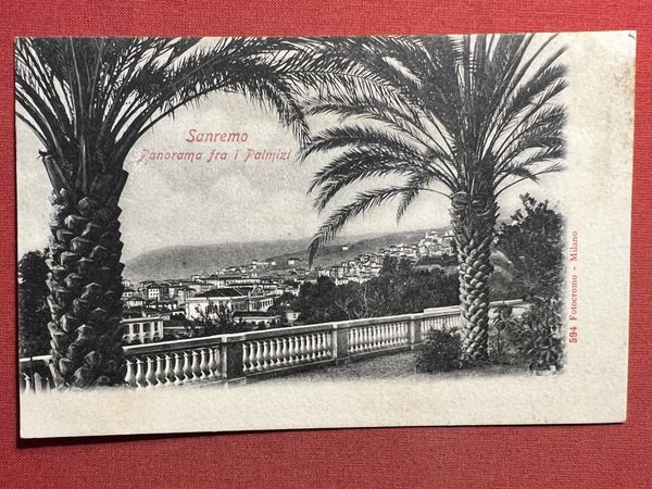 Cartolina - Sanremo ( Imperia ) - Panorama fra i …