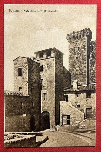 Cartolina - Bolsena ( Viterbo ) - Parte della Rocca …