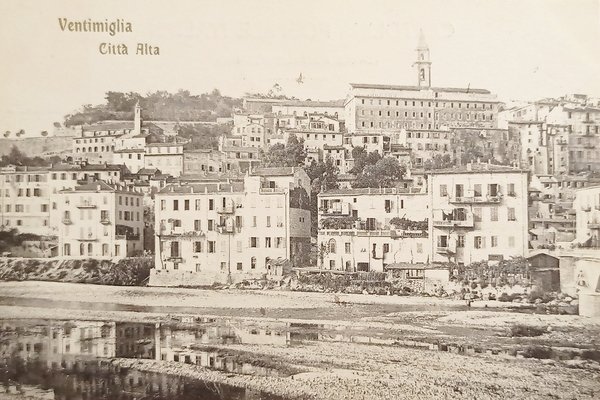 Cartolina - Ventimiglia (Imperia) - Città Alta - 1920 ca.