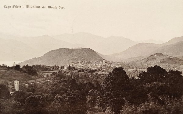Cartolina - Lago d'Orta - Miasino del Monte Oro - …