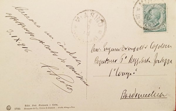 Cartolina - Lago d'Orta - Miasino del Monte Oro - …