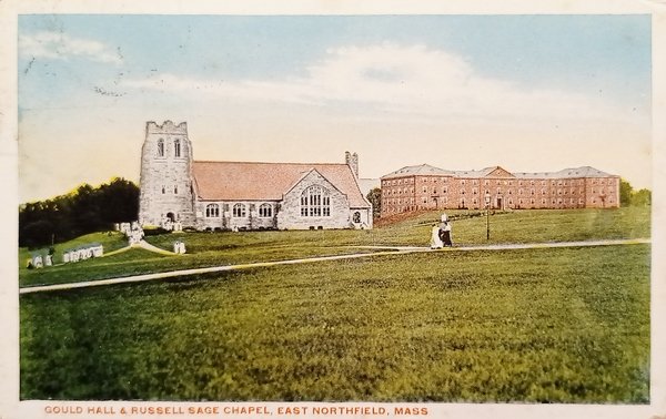 Cartolina - Gould Hall & Russell Sage Chapel - East …