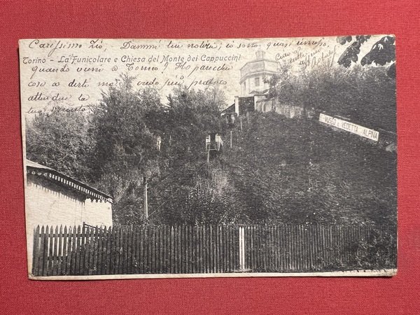 Cartolina - Torino - La Funicolare e Chiesa del Monte …