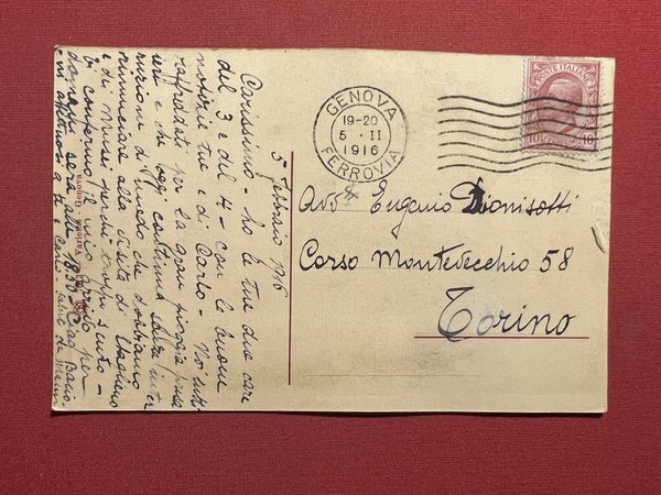 Cartolina - Genova - Truogoli di S. Brigida - 1916