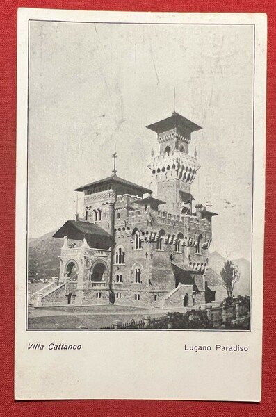 Cartolina - Svizzera - Lugano Paradiso - Villa Cattaneo - …