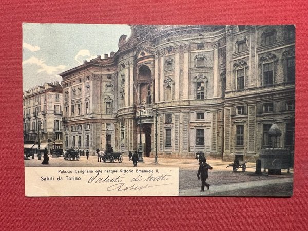 Cartolina - Torino - Palazzo Carignano ove nacque Vittorio Emanuele …