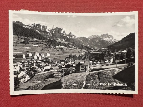 Cartolina - Moena di Fassa ( Trento ) - Dolomiti …
