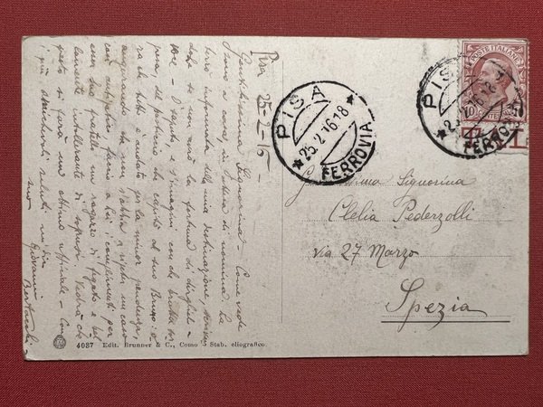 Cartolina - Pisa - La Cattedrale - 1916