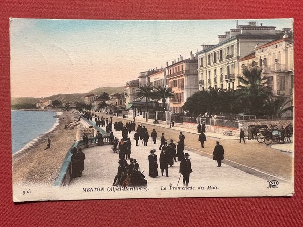 Cartolina - Francia - Menton ( Alpes-Maritimes ) - La …
